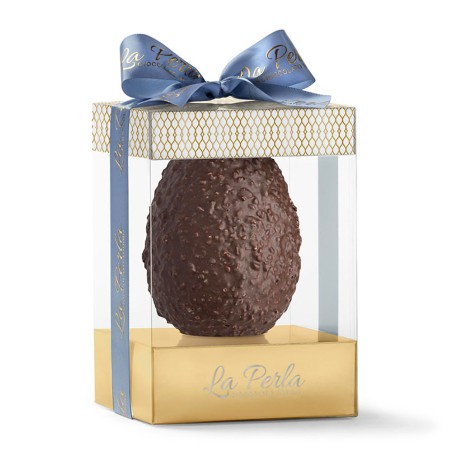 Uovo Fondente con Fave di Cacao e Arancia - La Perla